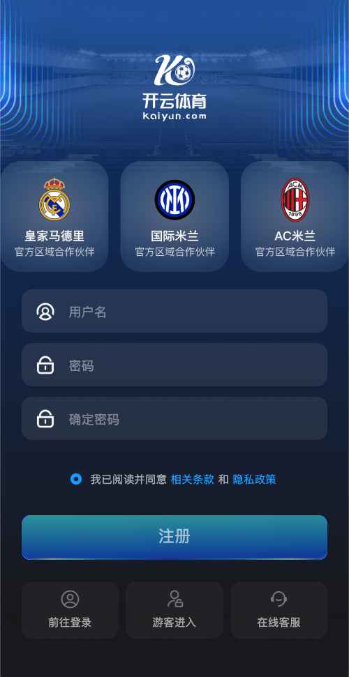 开云体育APP下载与注册界面